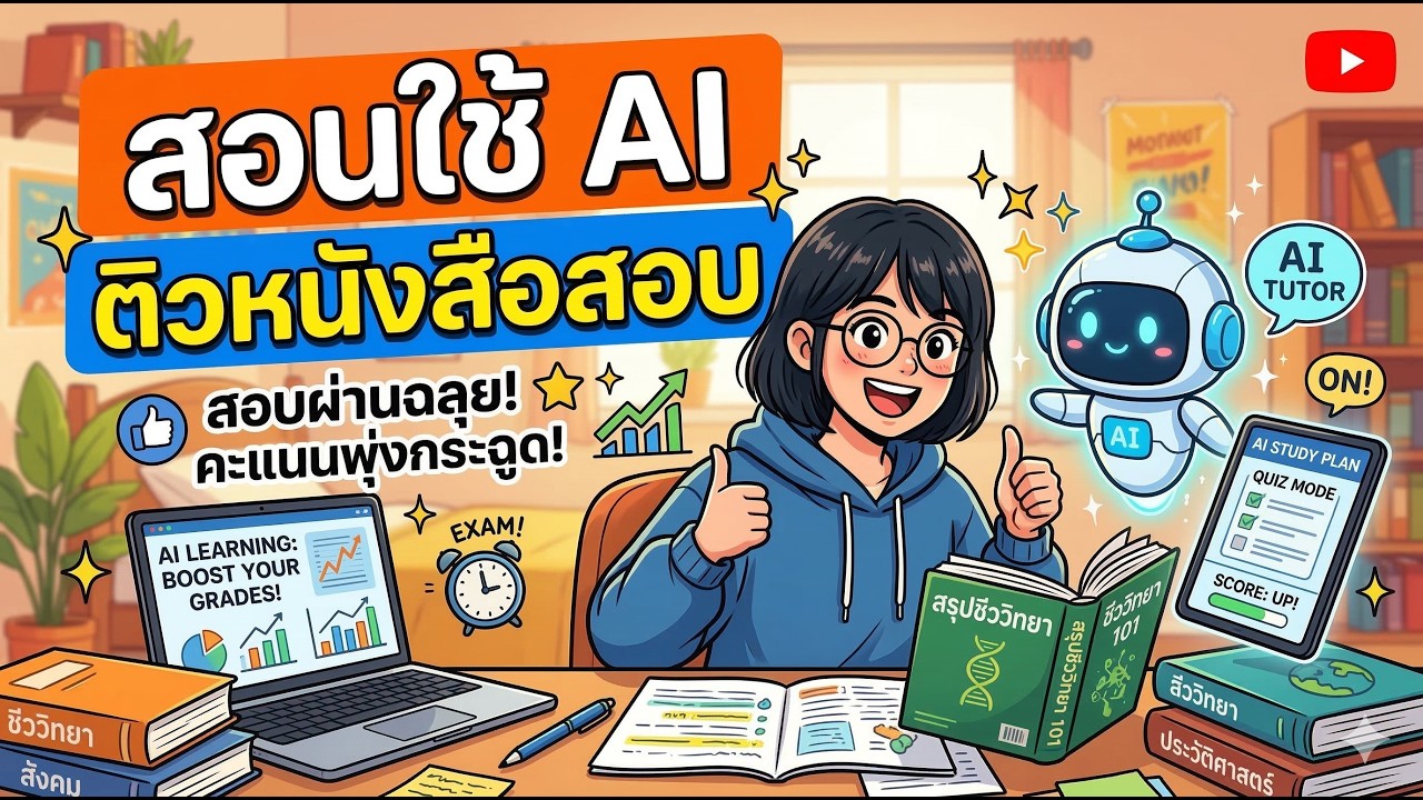 สอนใช้ AI ช่วยเตรียมตัวสอบ