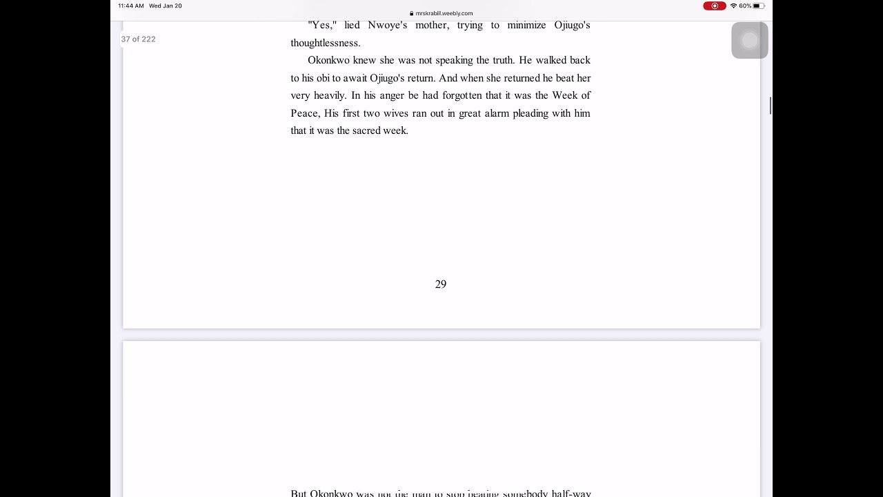 Things Fall Apart--Chapter 4