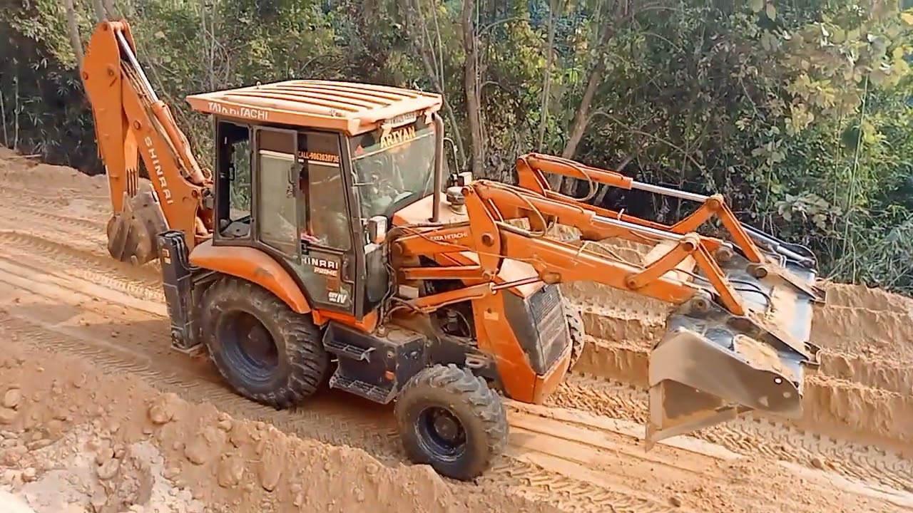PWD road to East ABR playground Bricks soling road