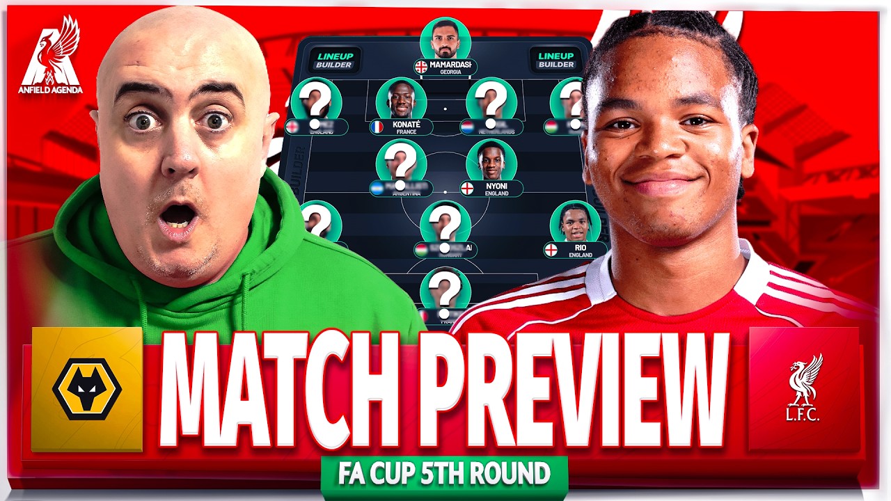 WOLVES vs LIVERPOOL! Starting XI Prediction & Preview