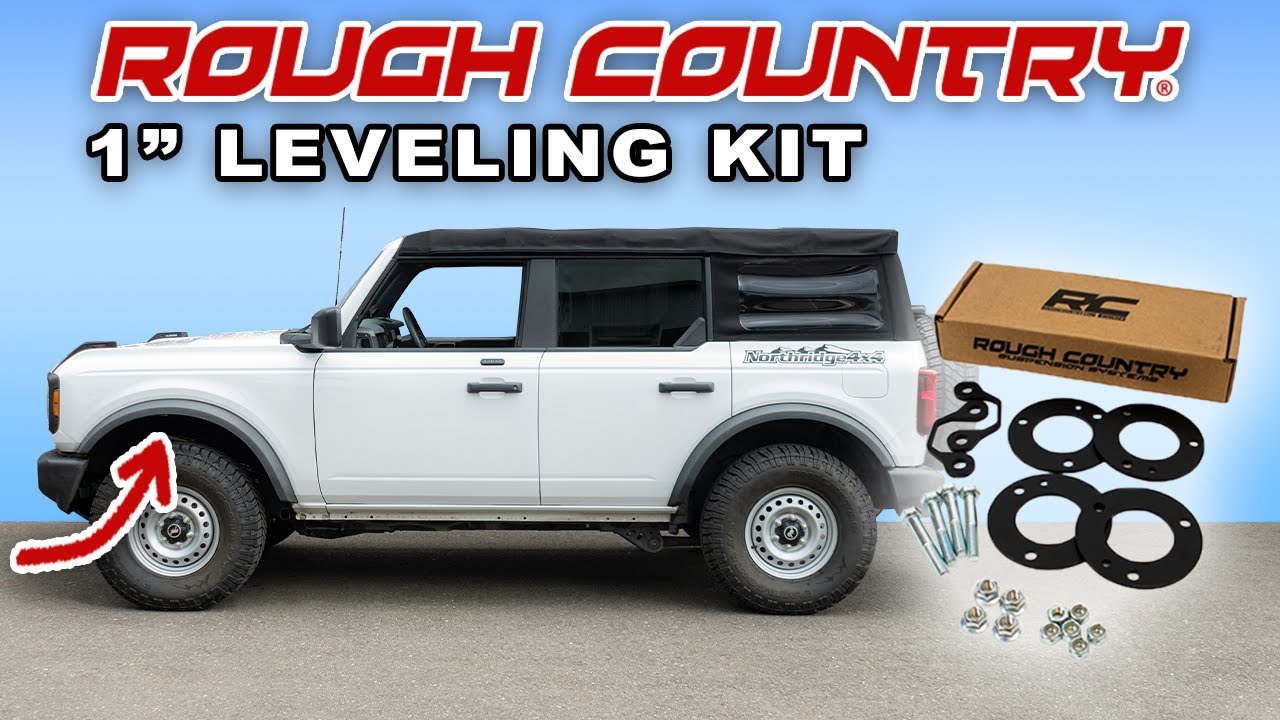 2021+ Ford Bronco 1 inch Leveling Kit - Rough Country