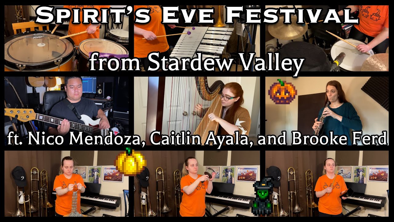 Spirit's Eve Festival - Stardew Valley (Cover ft. @NicoMendozaMusic, @CaitlinAyala, and @Medllix)