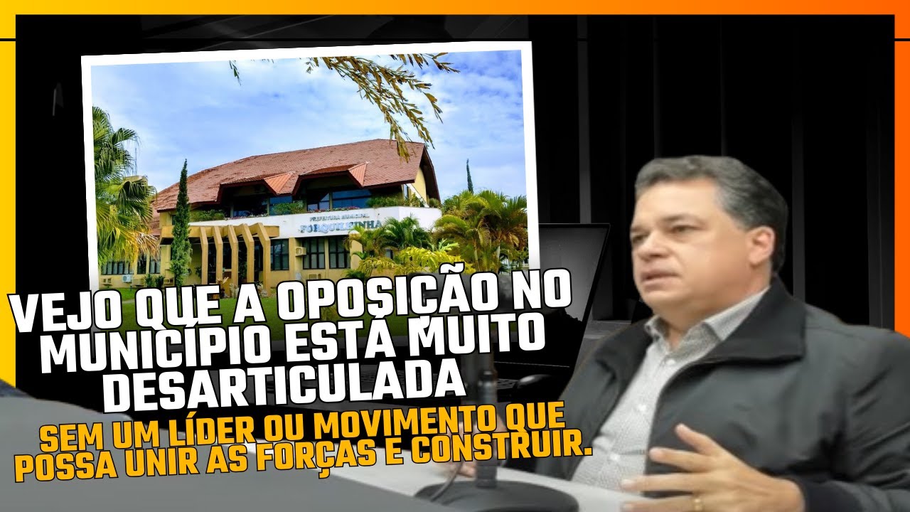 VEJO que a OPOSI&Ccedil;&Atilde;O no MUNIC&Iacute;PIO est&aacute; muito DESARTICULADA - DEPUTADO RODRIGO MINOTTO