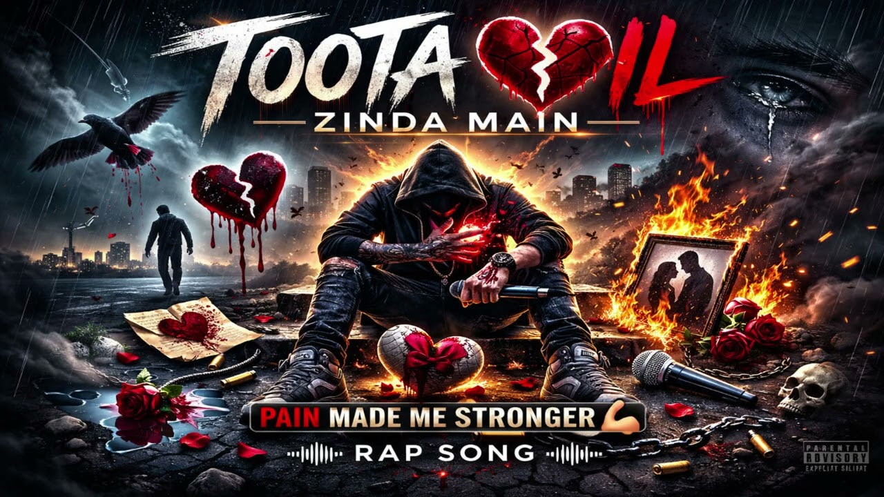 Bollywood new song Toota Dil 💔 Zinda Main | Emotional Hindi Rap Song 2026 🔥