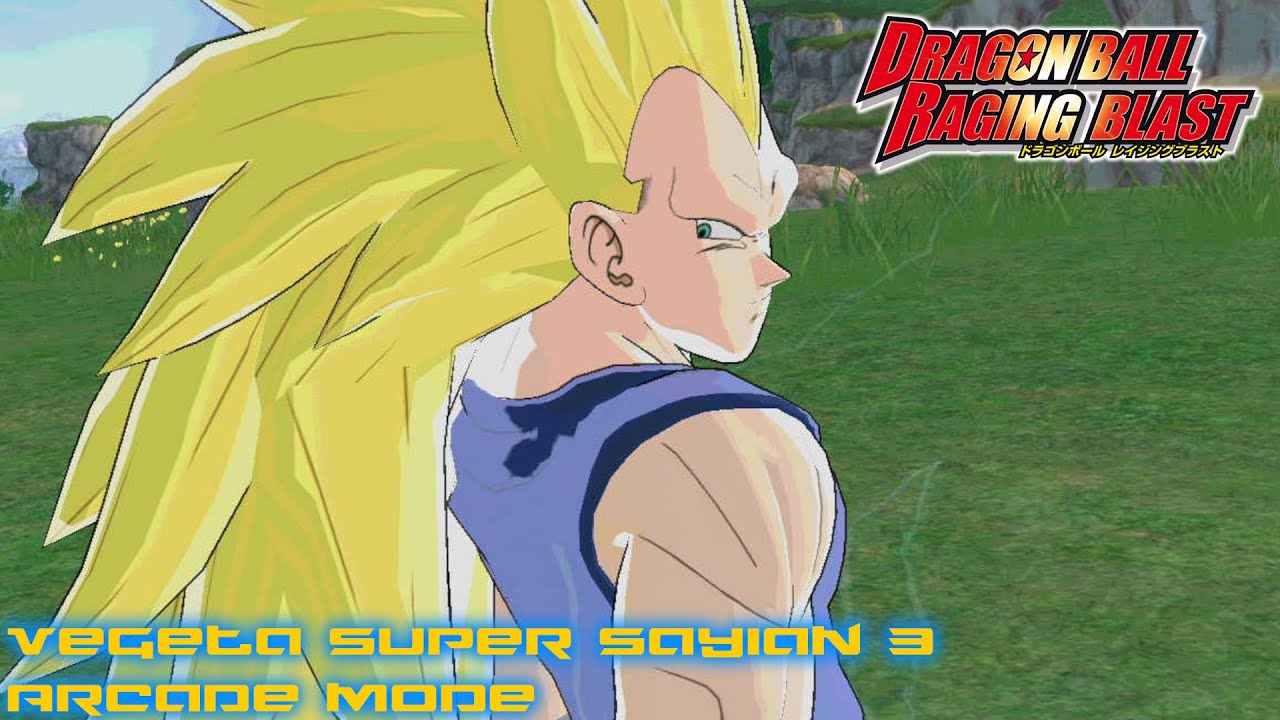 Dragon ball Raging blast Vegeta Super Sayian 3 Arcade mode