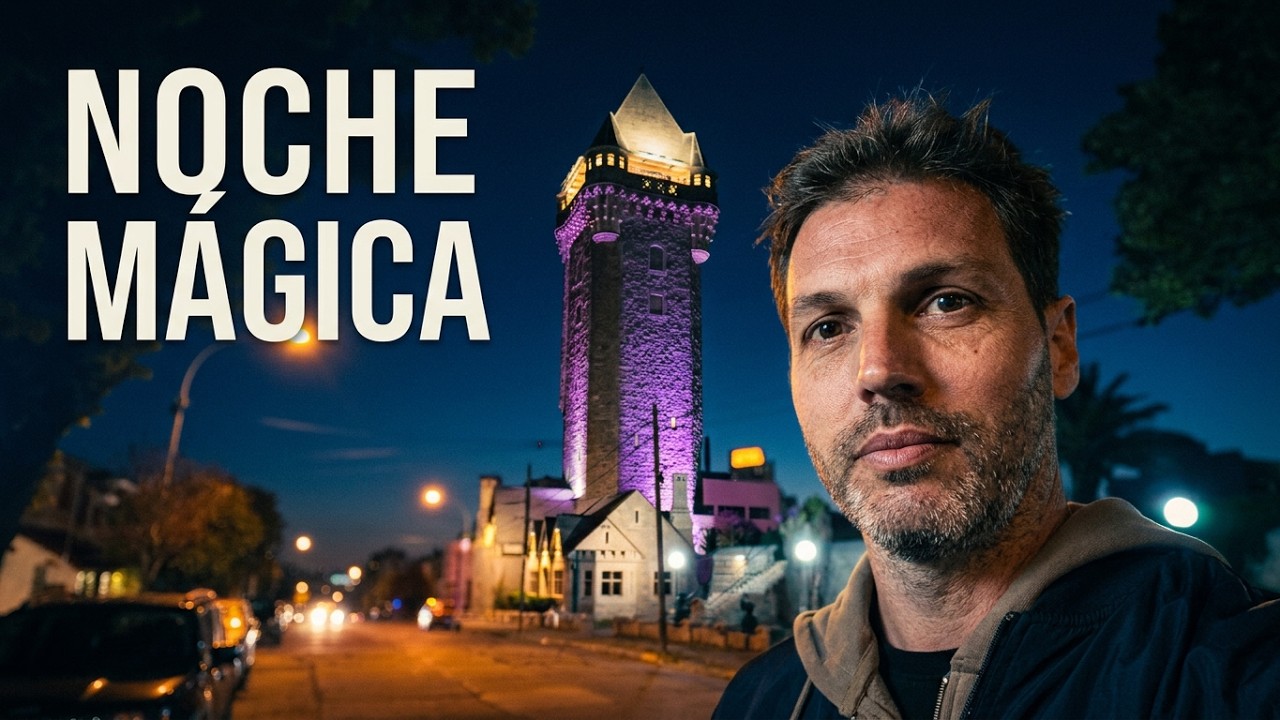 RECORRIDA NOCTURNA POR MAR DEL PLATA- TORRE TANQUE- GUEMES- PASEO ALDREY- DEI FIORI- ITALIA