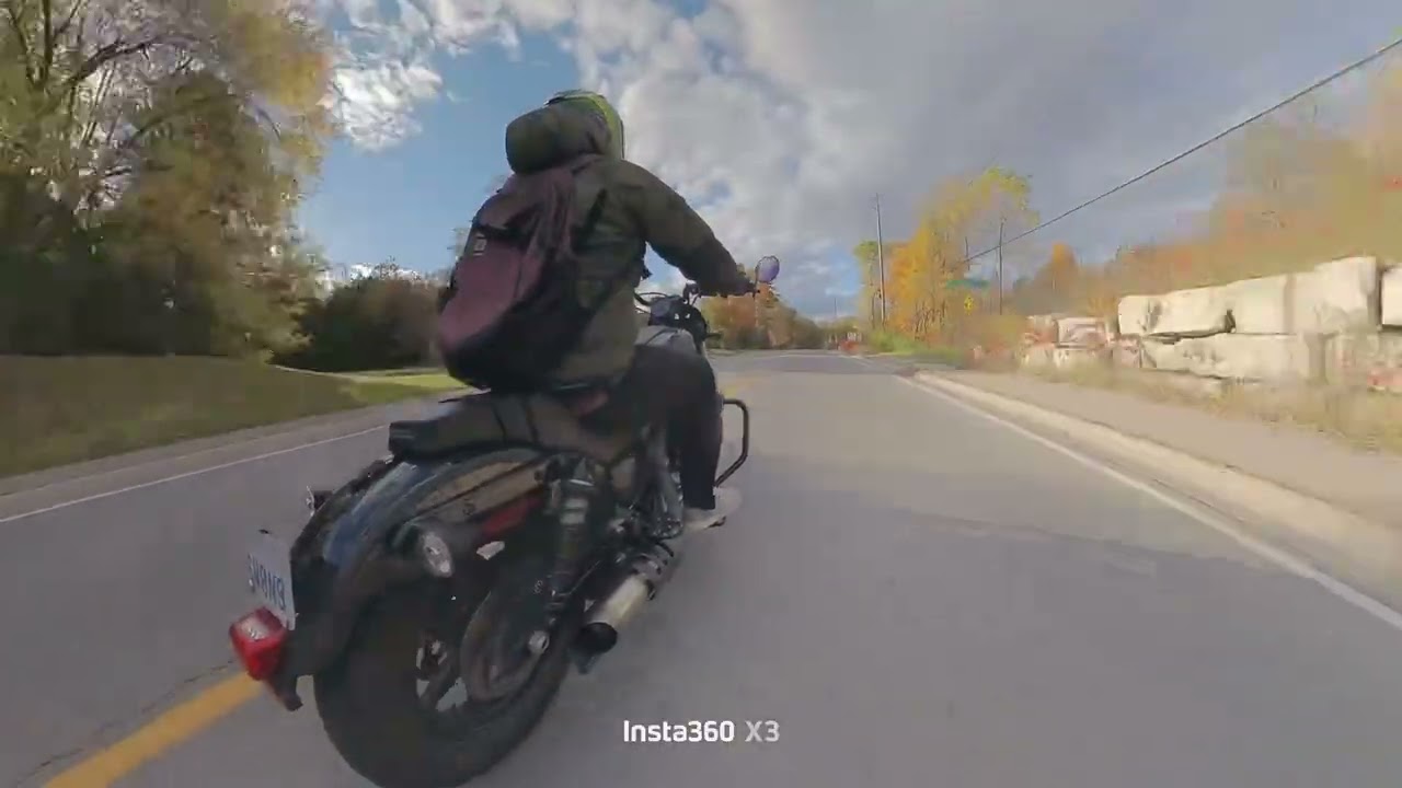 2022 Harley Davidson Nightster RH975 fall cruise with Kruesi / stealth muffler / exhaust sound