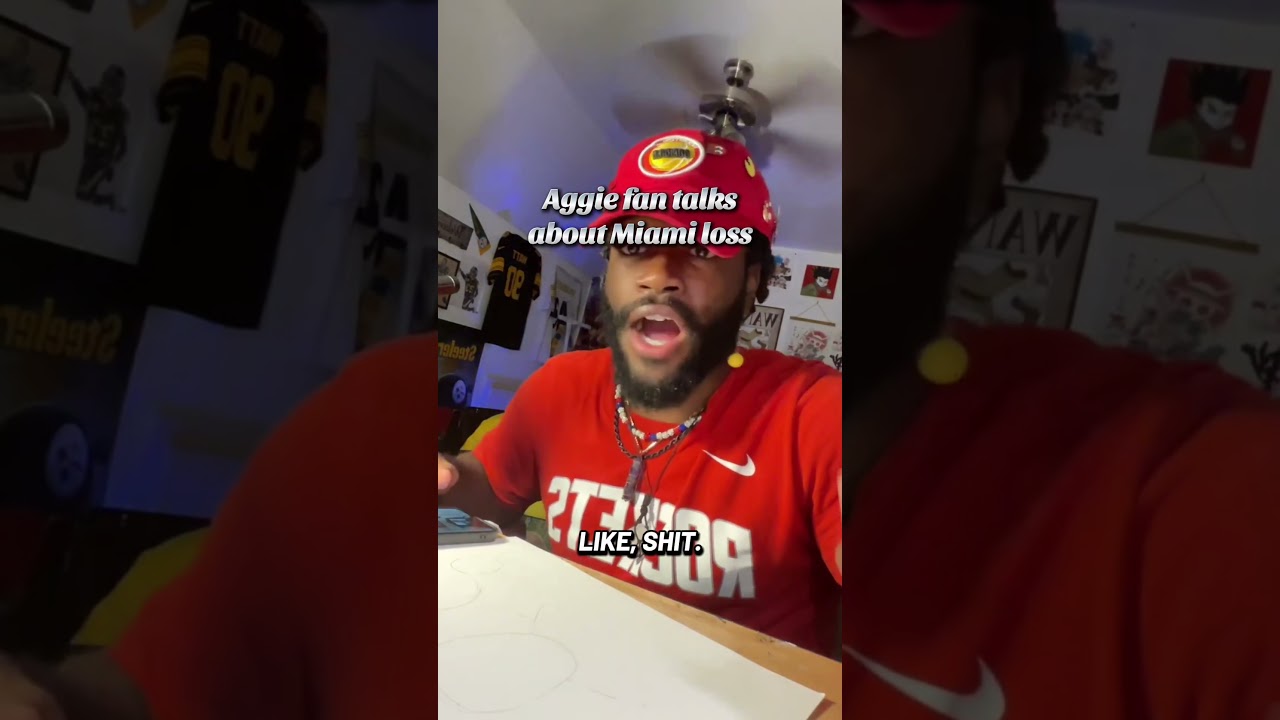 Texas a&m fan talks about playoff loss 