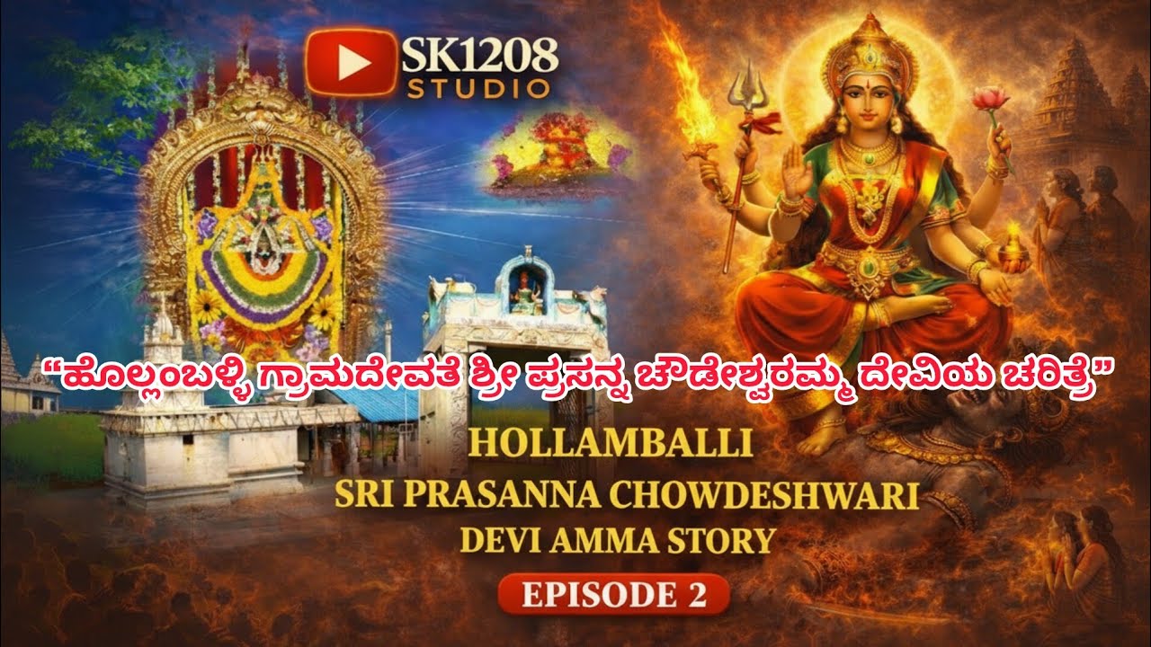 ಬಂಗಾರ ಕೆಂಚೇಗೌಡ – ದೈವಾನುಗ್ರಹದ ಸೃಷ್ಟಿ HOLLAMBALLI Sri Prasanna Chowdeshwari Devi Amma Story Episode 2
