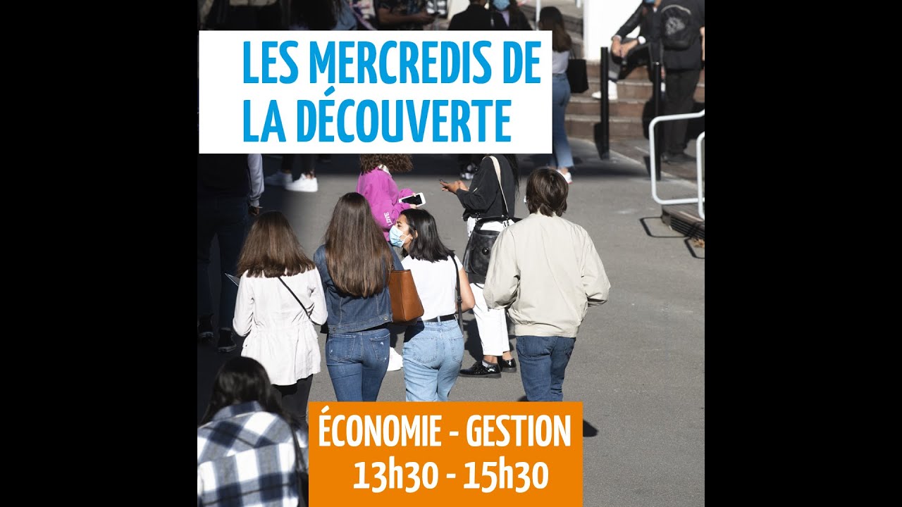 Mercredis de la Découverte ÉCONOMIE - GESTION