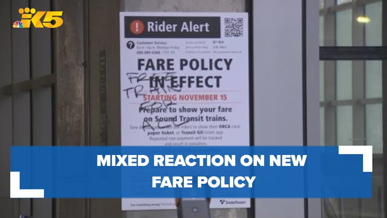 Sound Transit will start issuing violations for passengers who don't pay to ride