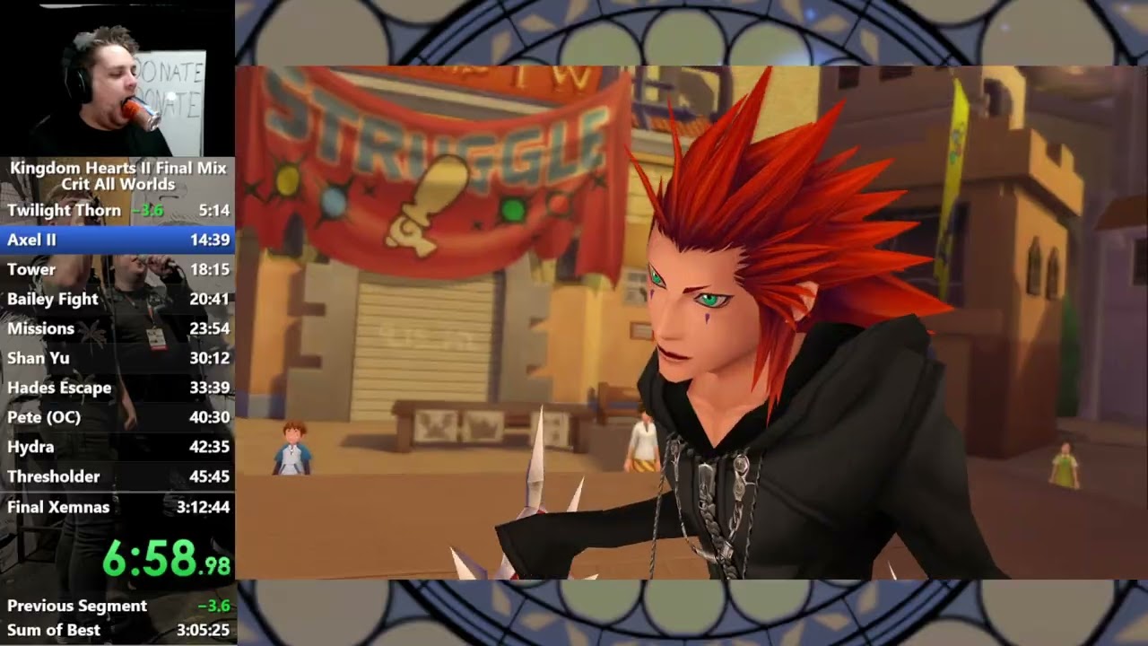 KH2FM Critical All Worlds Speedrun in 3:11:57