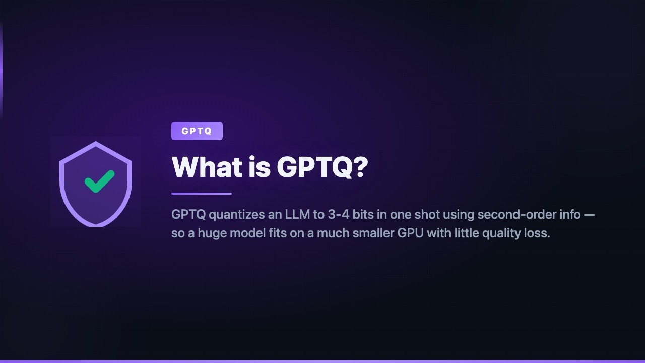 What is GPTQ?
