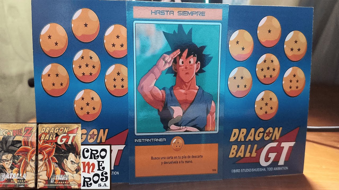 Cartas Dragon Ball GT Batalla final 1-2 Cromeros 2009 (colección incompleta)