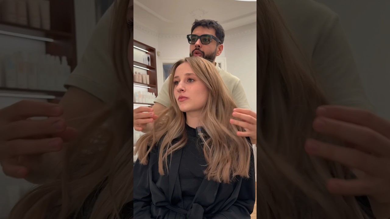 Nutty Bronde 🤎 AirTouch without Hair Bleach #fryzjer #hairtok #blonde #hairtransformation