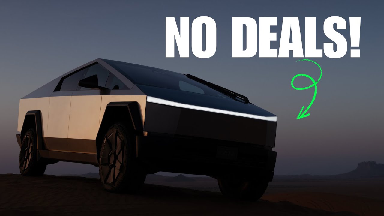 Why There Is Not Any Deals on Cybertruck, Model S, Model X