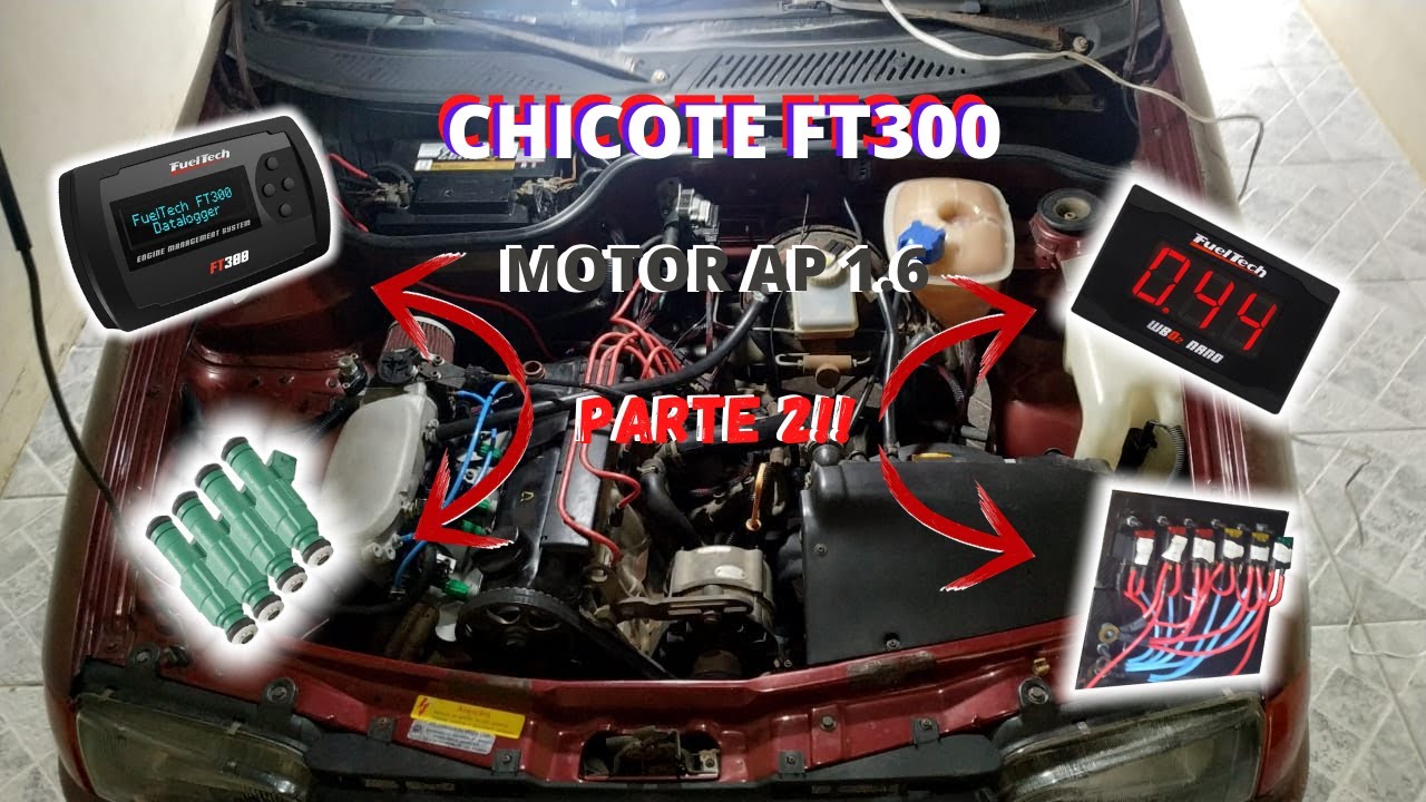 FUELTECH FT300 NO  MOTOR AP 1.6 ASPIRADO⚡