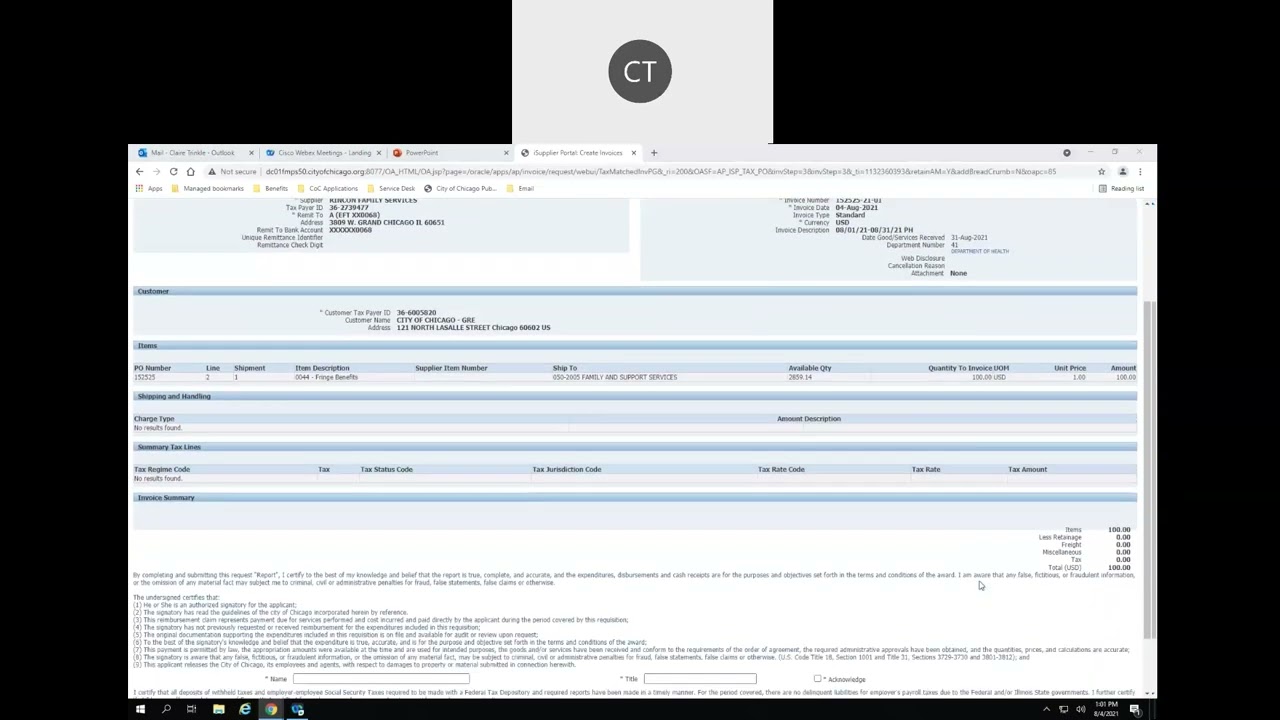iSupplier Invoice Creation Workshop
