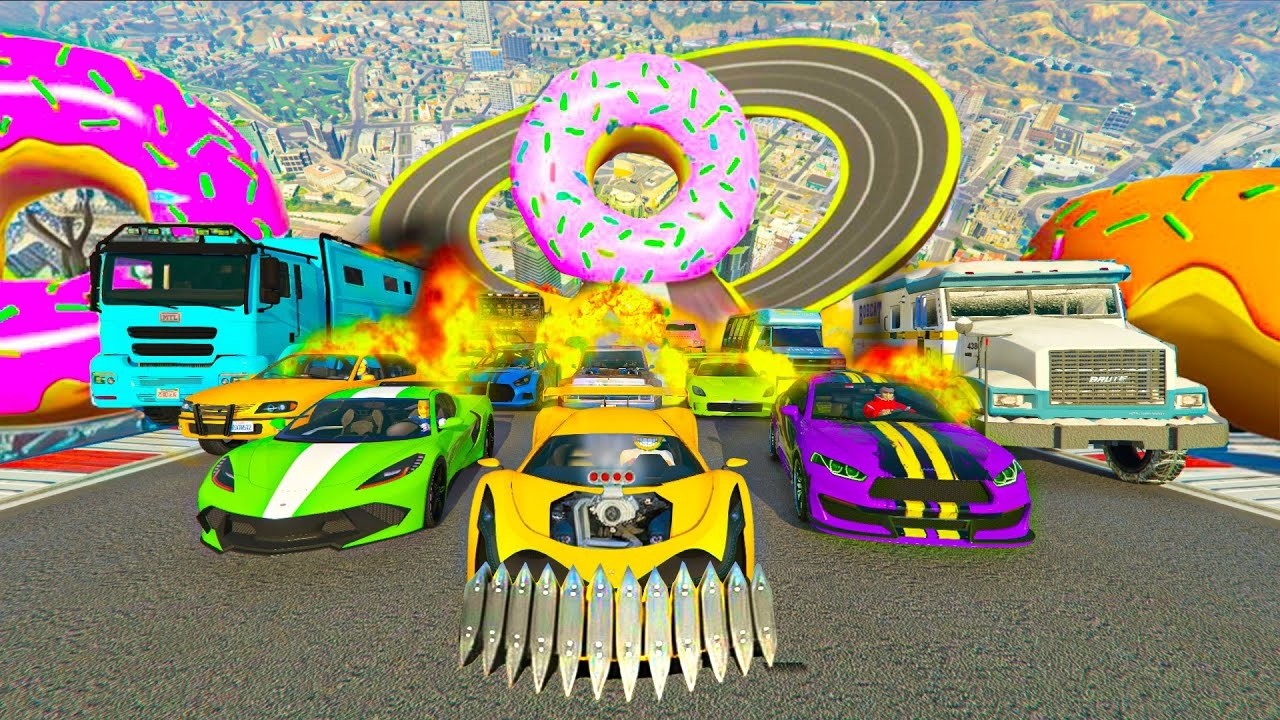 EL ÚLTIMO EXPLOTA CON COCHES ALEATORIOS! CHOCO A TODOS!! - GTA 5 ONLINE