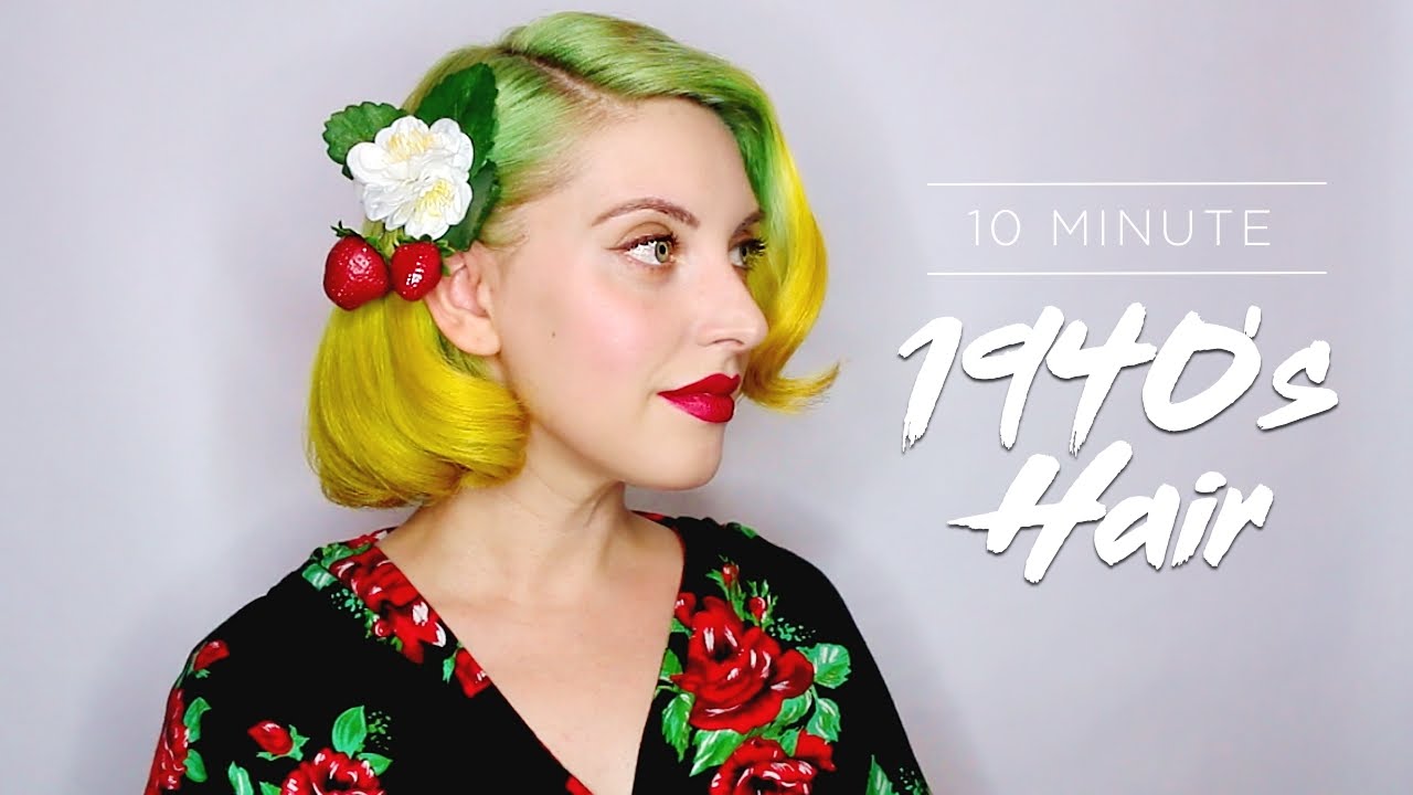 Everyday 1940's Hairstyle | 10 Minute Pageboy