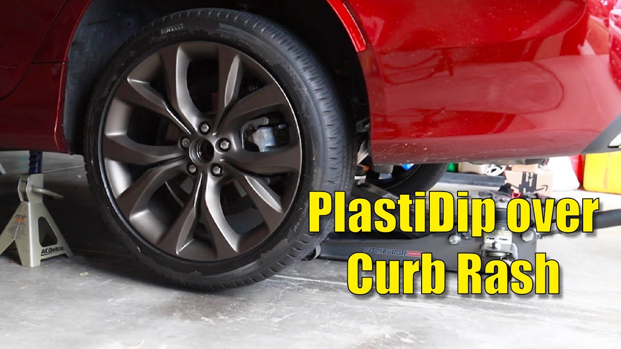 Устранение/скрытие бордюрной сыпи с помощью PlastiDip