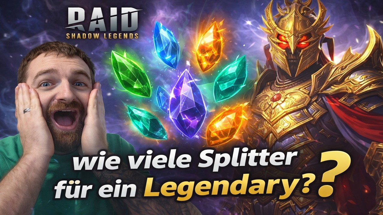 Raid Shadow Legends: Wie viele Splitter für 1 Legendary? (Tu das NICHT! ❌)