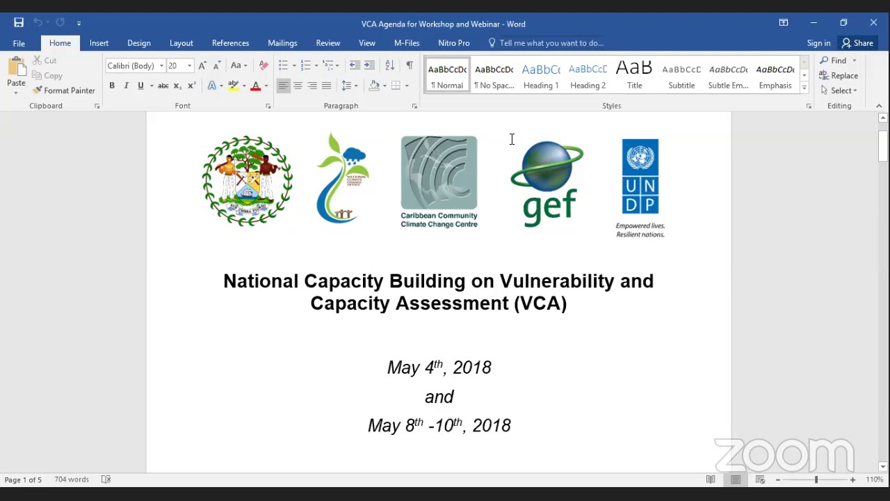 Vulnerability and Capacity Assessment