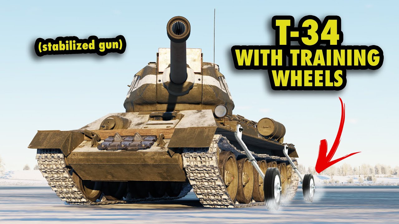 A Tank SO BALANCED it has a Stabilizer - T-34-85 STP in War Thunder