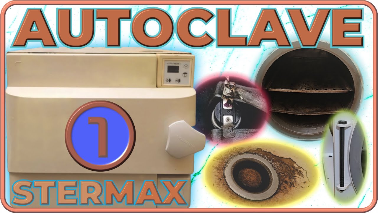 🔥Autoclave Stermax de 75 litros com problemas na porta, termostato, painel e válvula - Parte 1/2