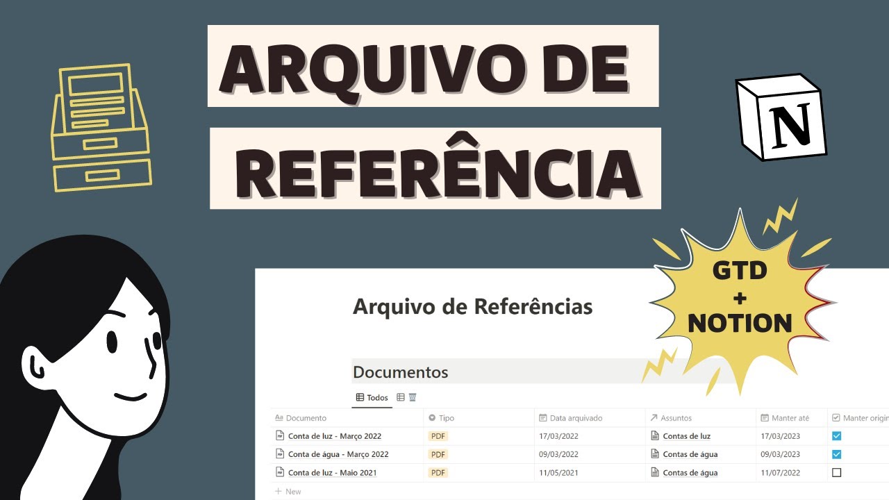 Como organizar seus arquivos de referência no Notion | Livre-se da papelada!