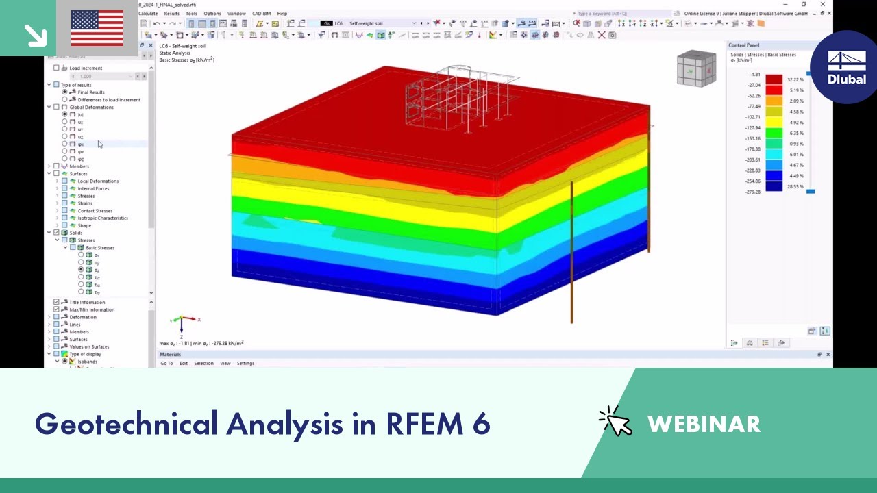 Webinar | Geotechnical Analysis in RFEM 6
