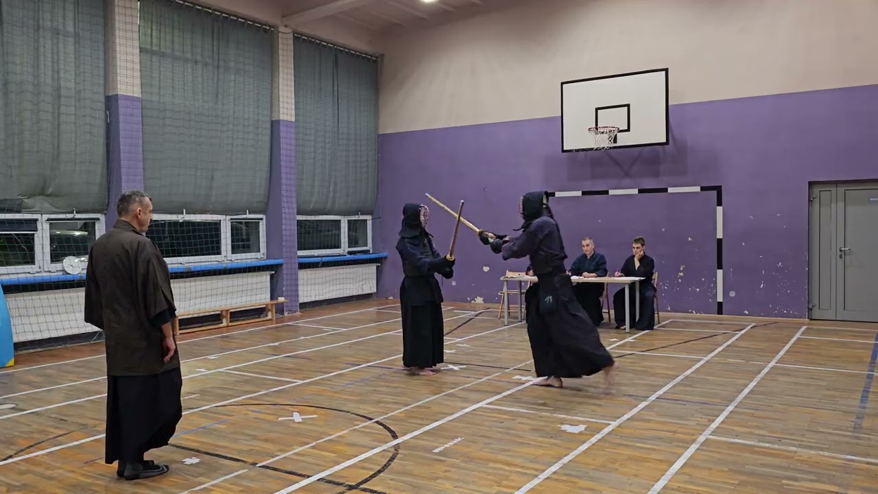 Kendo 1 kyu exam  - kirikaeshi