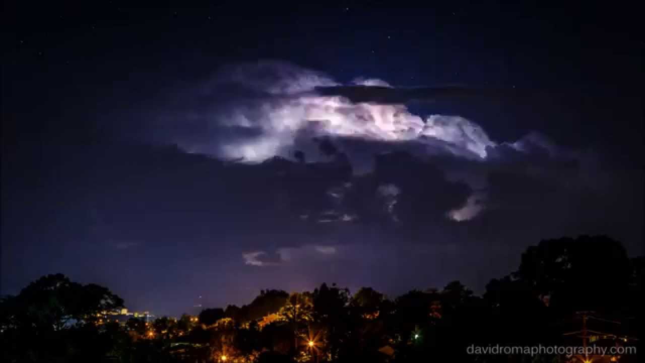 Rolling Storm - Timelapse of lightning cloud (1080p)