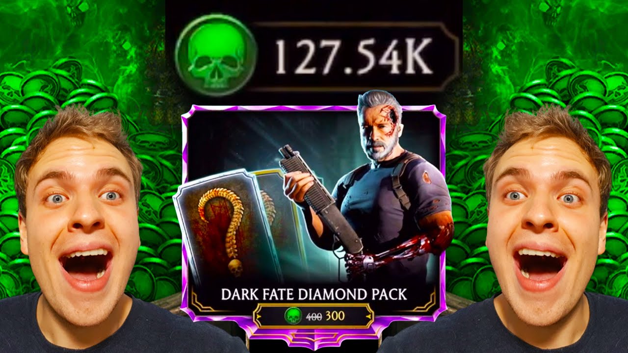 MK Mobile. I Got a BUNCH OF SOULS! And Spent Them On Dark Fate Terminator Pack...