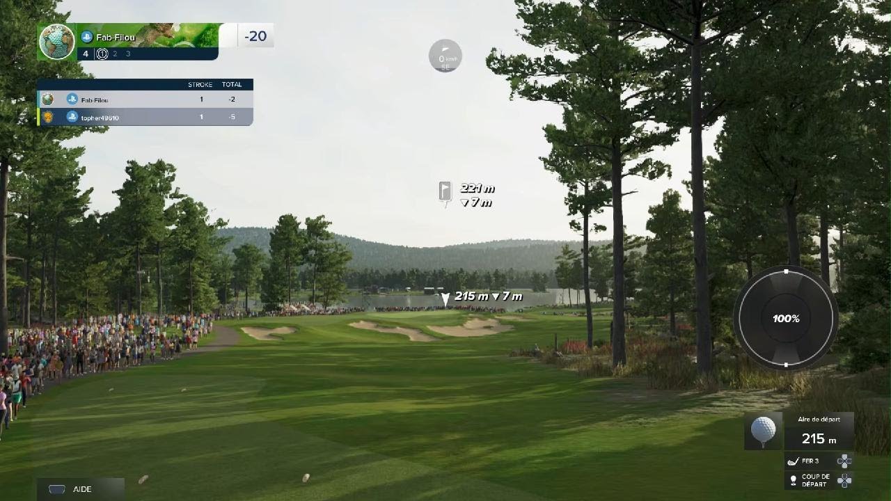 PGA TOUR 2K25 mon association Koto VS Tamara 2ème tour Nipawin Golf & CC