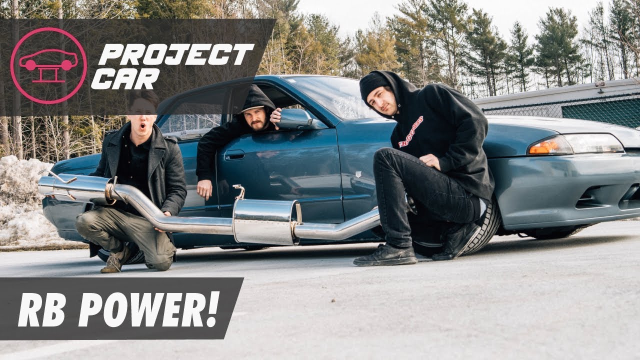 The R32 Skyline gets a new exhaust!