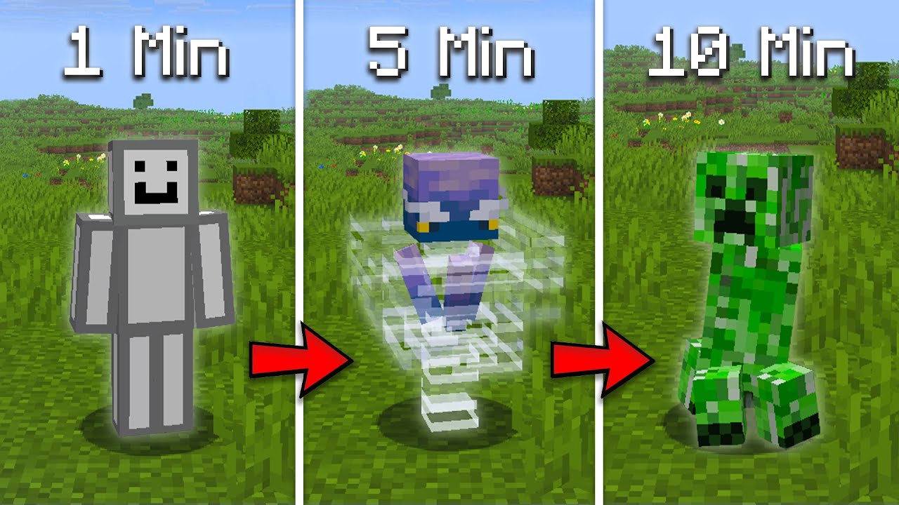 Minecraft But I Become a New Mob Every Minute