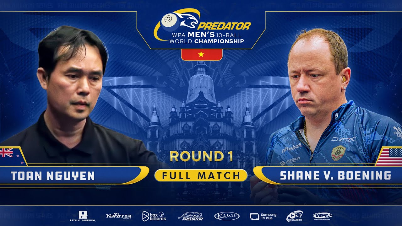 NGUYEN vs SVB ▸ Predator WPA Men’s 10-Ball World Championship ▸ Vietnam2025