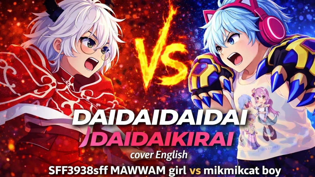 DaidaidaidaiDaikiraiCoverEnglishversion Mikmikcat Vs MAWWAMsff3938sffダイダイダイダイダイキライ@JubyPhonic@rachie