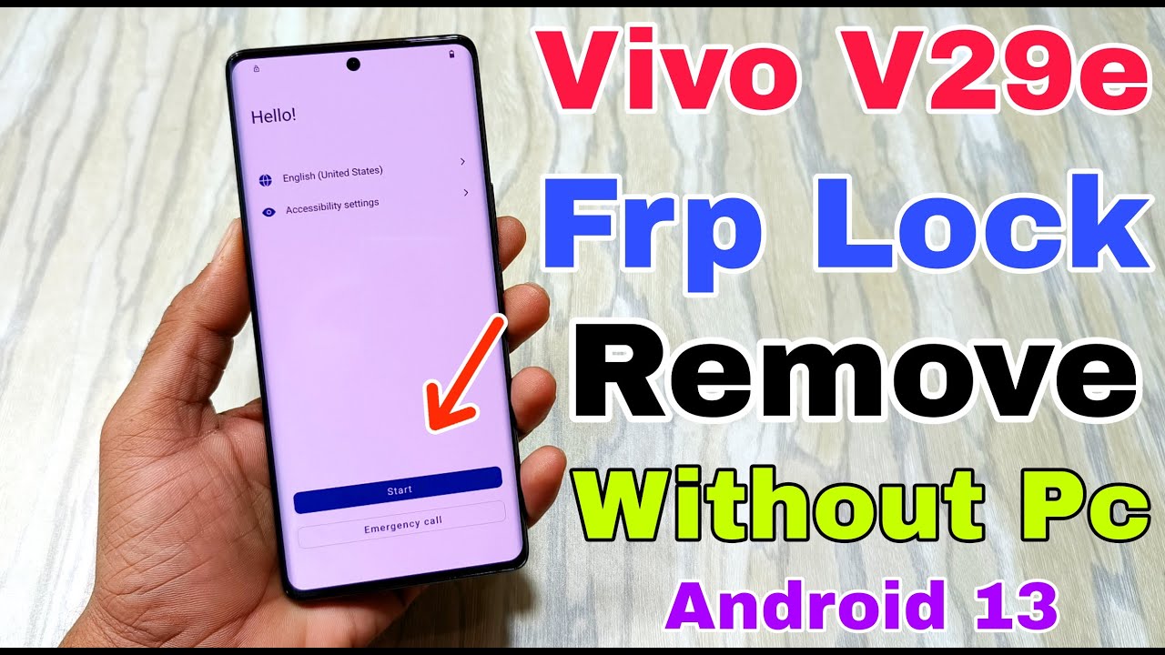 vivo v29e frp unlock without pc | how to bypass vivo v29e | vivo v29e frp bypass android 13 |