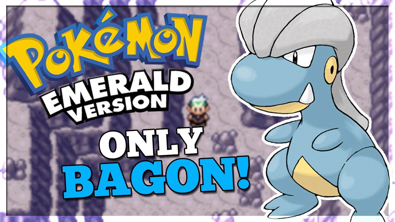 Can you beat Pokemon Emerald with only a Bagon? Pokemon Challenges