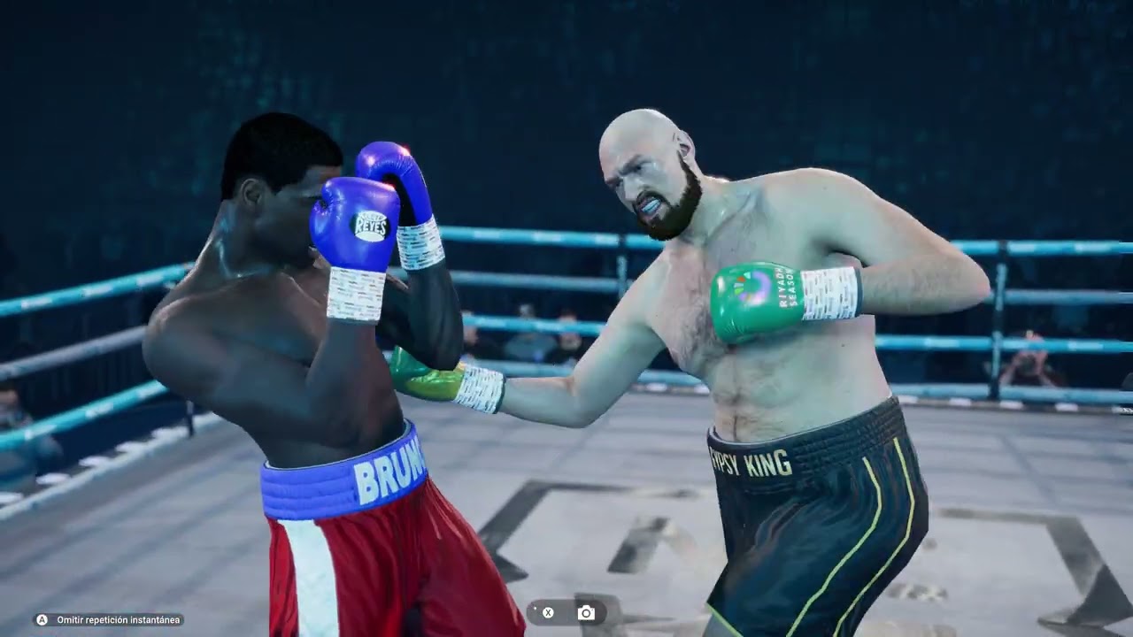undisputed pelea epica  me tiro 4 veces y lo noqueee en el ultimo round termino cortado frank bruno