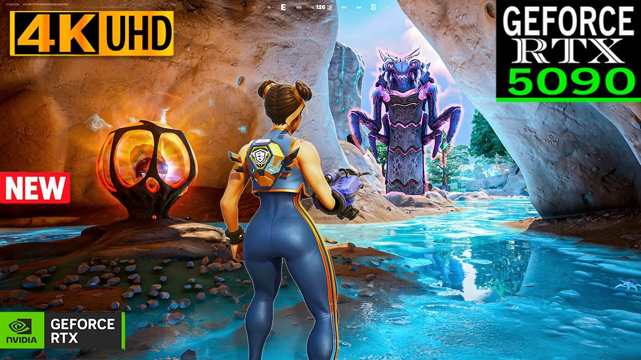 Fortnite on RTX 5090 | 4K Max Settings + RTX ON | Chun-Li Skin Gameplay #fortnite