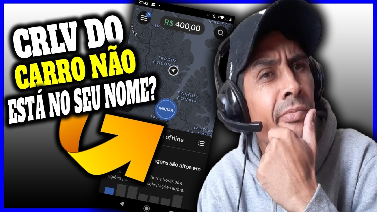 Como aprovar CRLV de carro de terceiros no aplicativo da Uber Drive? #UberDriver #AprovarCRLV