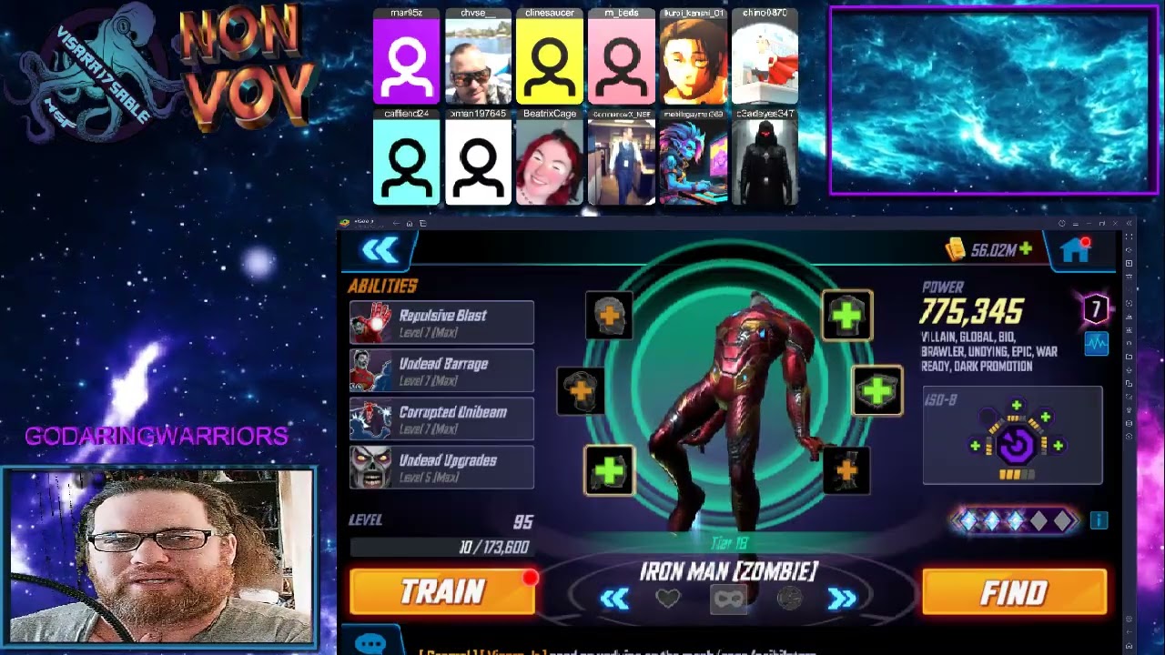 VIZ-ions of war - Undying vs Fantastic 4 MCU - MSF - Marvel strike force