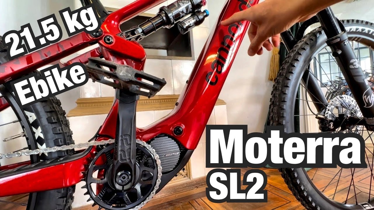 CANNONDALE MOTERRA SL 2! Carbon E-bike full suspension with Shimano motor and 21.5 kg weight