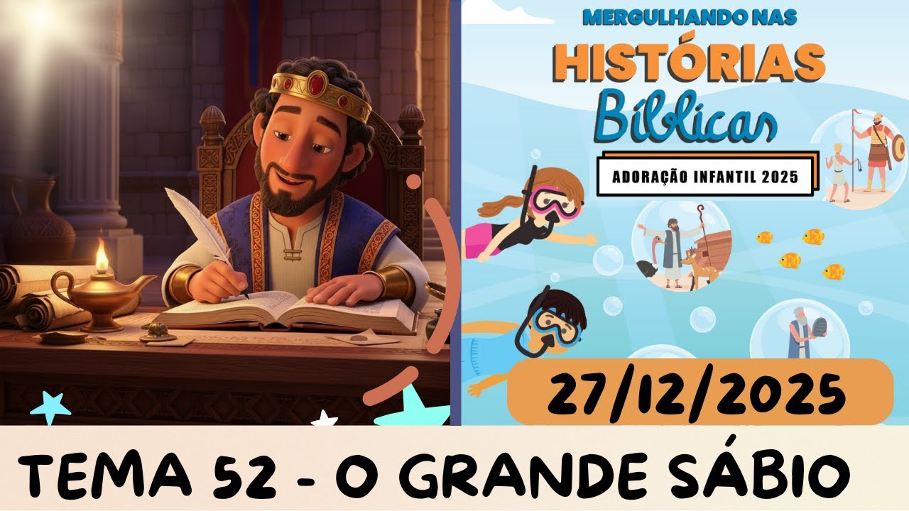 Adoração Infantil - 27/12/2025. O GRANDE SÁBIO.