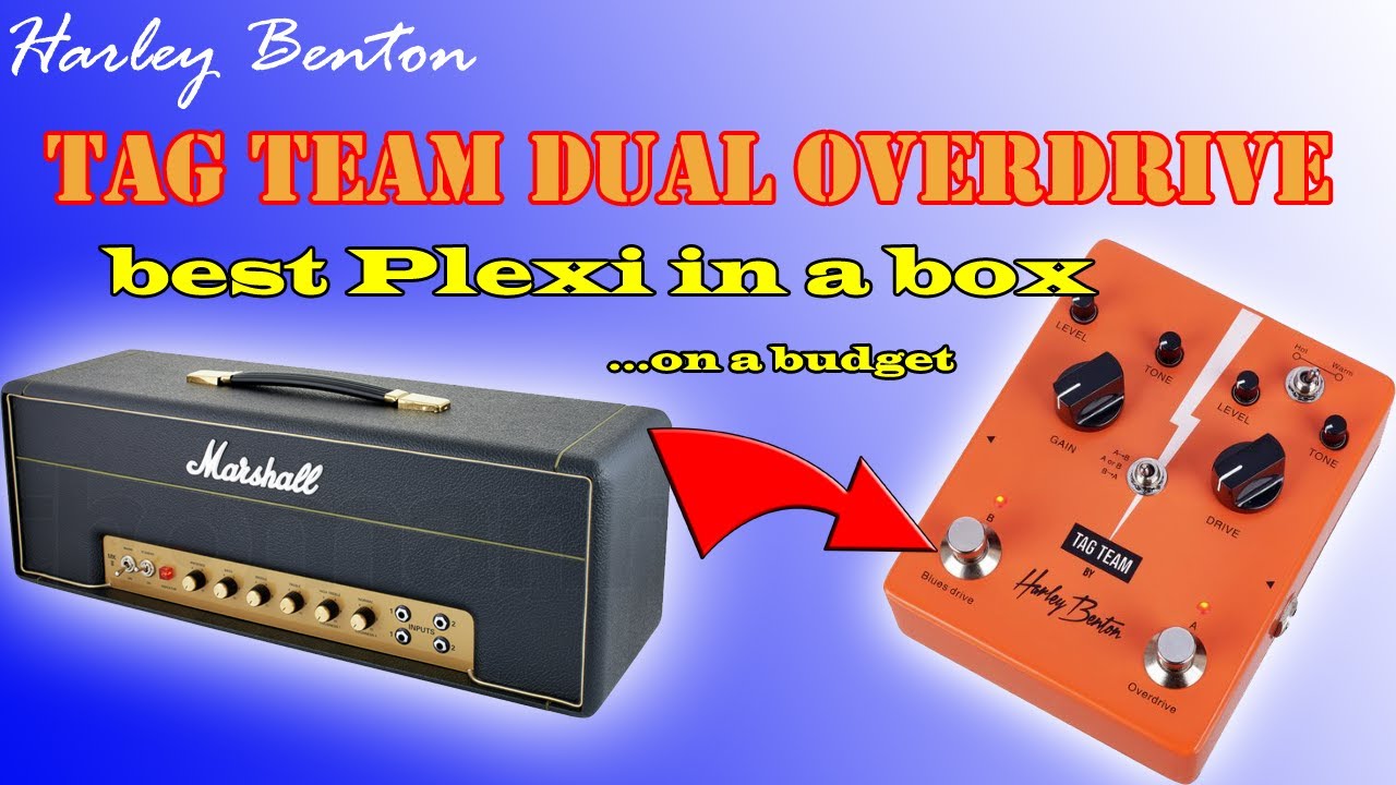 Harley Benton Tag Team - Plexi and Tubescreamer in a box - I did not expect this... (no talking)