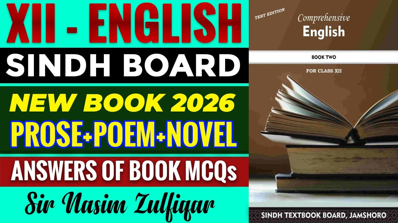 XII-English-New Book (Solved Book MCQs)