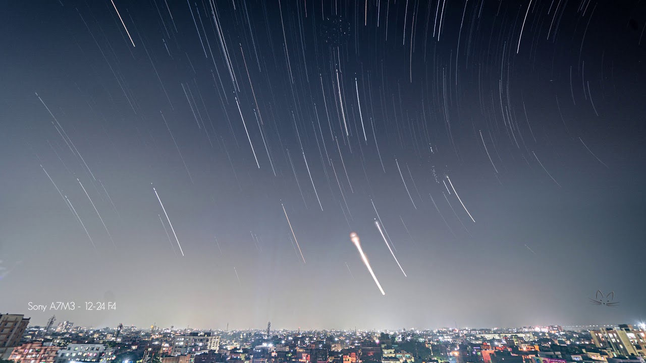 Startrail in Patna (Bihar) | Shot on Samsung S20 Ultra , Sony A7M3